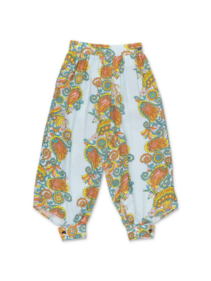 Lanvin Enfant Graphic Print Trousers