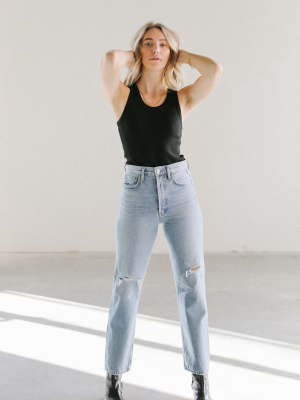 Agolde 90s Mid Rise Loose Fit Jeans In Captured