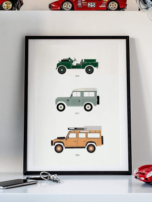 The British Workhorse - Land Rover Defender Poster