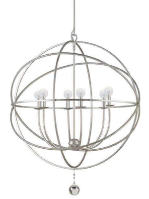 Solaris 6 Light Sphere Chandelier