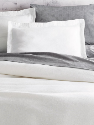 Weekendr White Chambray Bedding