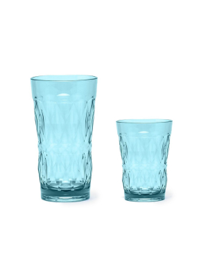 Blue Pheasant Brielle Glassware (pack Of 6) - Island Blue