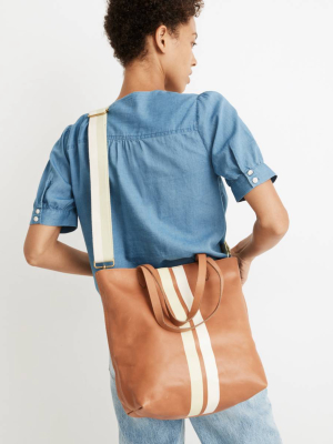 The Medium Transport Tote: Striped Edition