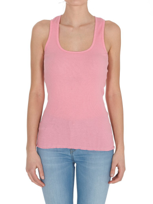 Pinko Ribbed Knit Tank Top