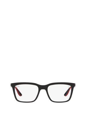 Ray-ban X Scuderia Ferrari Rectangular Frame Glasses