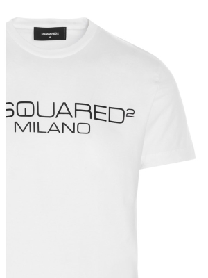 Dsquared2 Logo Print Crewneck T-shirt