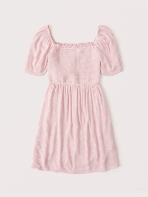 Smocked Waist Dress