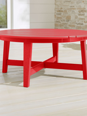 Vista Ii Sunset Red Adirondack Coffee Table