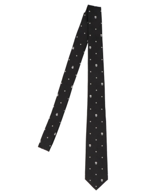 Alexander Mcqueen Star And Skull Tie