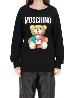 Moschino Italian Teddy Bear Sweatshirt