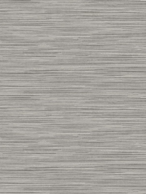 Reef Embossed Vinyl Wallpaper In Charcoal From The Luxe Retreat Collection By Seabrook Wallcoverings