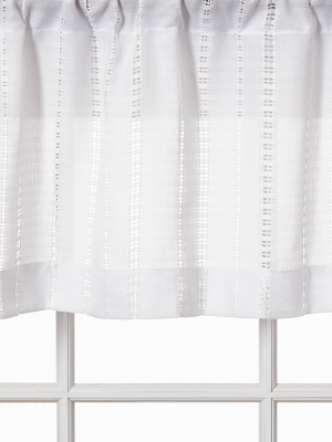 15"x54" Leno Window Valance White - Threshold™