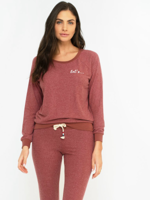 Sleep In Hacci Pullover