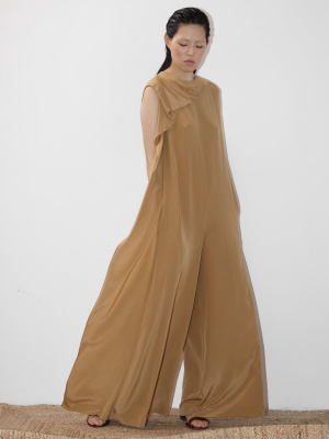 Neck Drape Jumpsuit