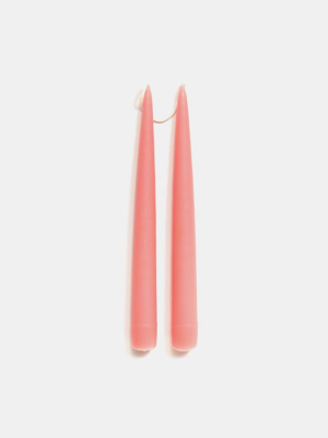 Tea Rose Taper Candles