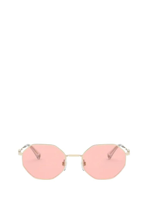 Valentino Eyewear Geometric Frame Sunglasses