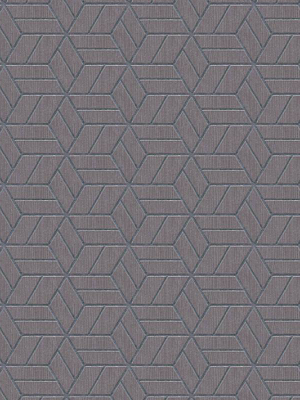 Melina Geo Wallpaper In Metallic And Grey By Bd Wall