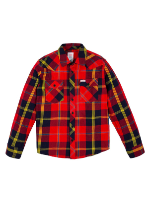 Mountain Shirt - Red/navy Plaid