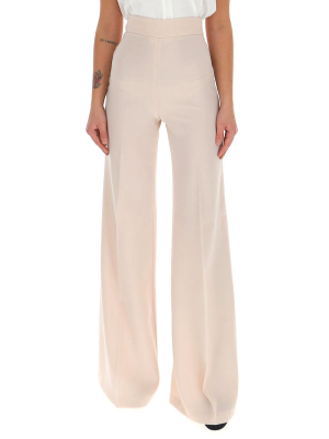 Elisabetta Franchi Bell Bottom High Waisted Trousers