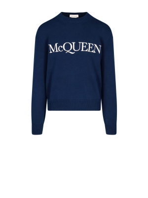 Alexander Mcqueen Knitted Crewneck Jumper