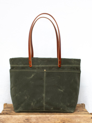 Mountain Laurel Tote - Olive