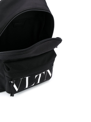 Valentino Vltn Printed Backpack