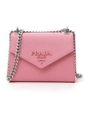 Prada Logo Envelope Shoulder Bag