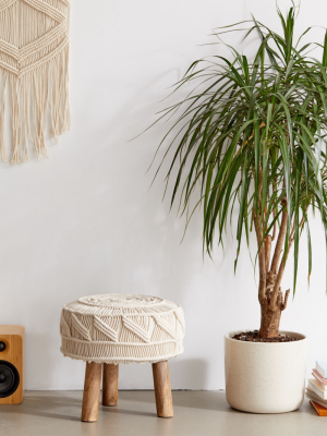 Winnie Macramé Stool