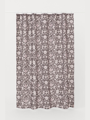 Patterned Shower Curtain