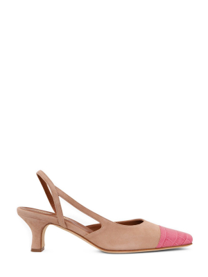 Paris Texas Colour Block Slingback Pumps