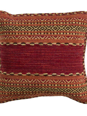 Trenza Cherry/rust Pillow