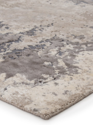 Aegean Abstract Gray & Beige Rug