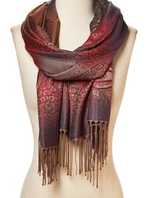 Abstract Acrylic Stole Scarf