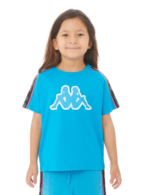 Kids Logo Tape Avirec 2 T-shirt - Blue