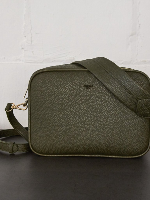 Grace Crossbody [signet] - Deep Olive