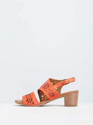 Coral Of The Story Leather Sandal