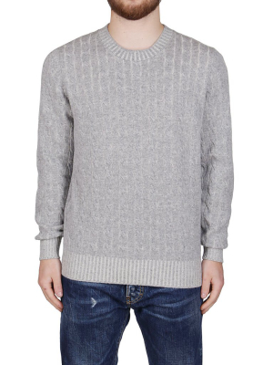 Brunello Cucinelli Cable Knit Crewneck Sweater