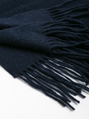 Large Wool Cashmere Scarf