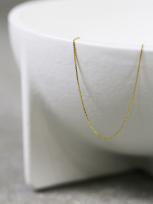 Thick Box Chain Necklace