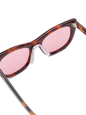 Brain Dead Natto Sunglasses - Brown Tortoise/rose