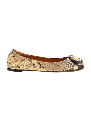 Tory Burch Minnie Travel Embossed Ballet Flats