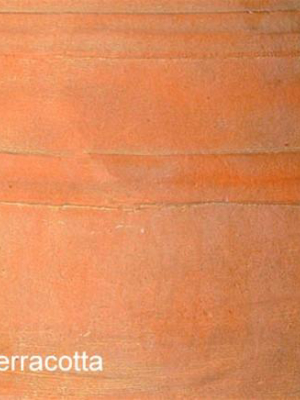 Oakleaf Trough In Terracotta