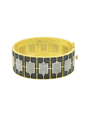 Modern Mosaic Marquee Hinge Bracelet