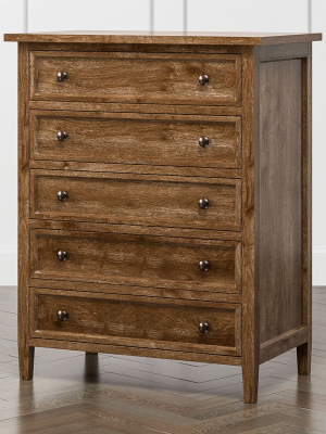 Harbor Nero Noce 5-drawer Chest