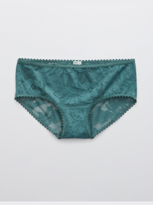 Aerie Cheetah Lace Boybrief Underwear