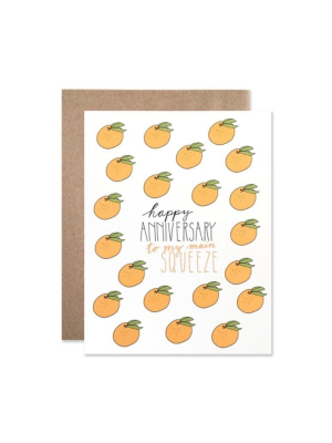 Anniversary Squeeze Card