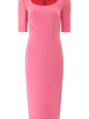 Dolce & Gabbana Fitted Midi Dress