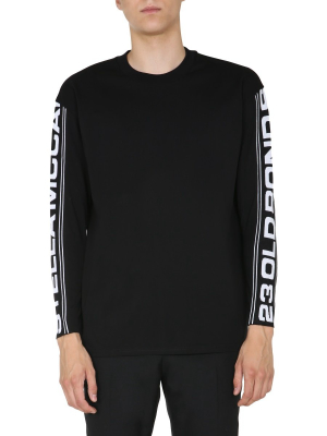 Stella Mccartney Logo Tape Long Sleeve Top