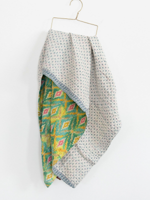 Connected Goods One-of-a-kind Kantha Baby Blanket No. 08225