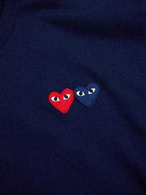 Double Heart Patch T-shirt